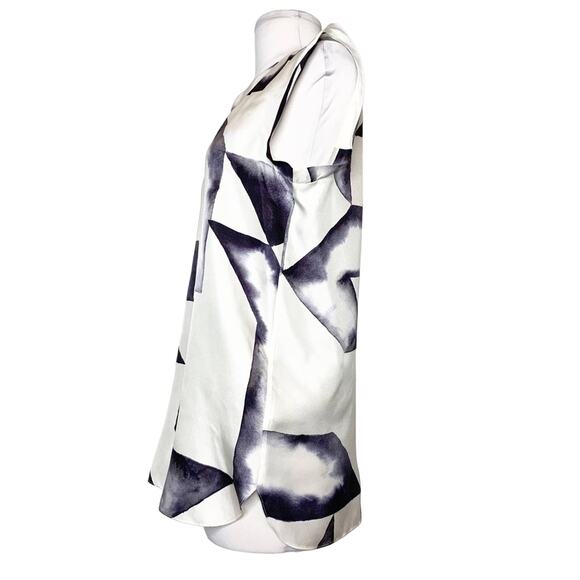 3.1 Phillip lim silk geometric brush stroke top - Picture 2 of 7